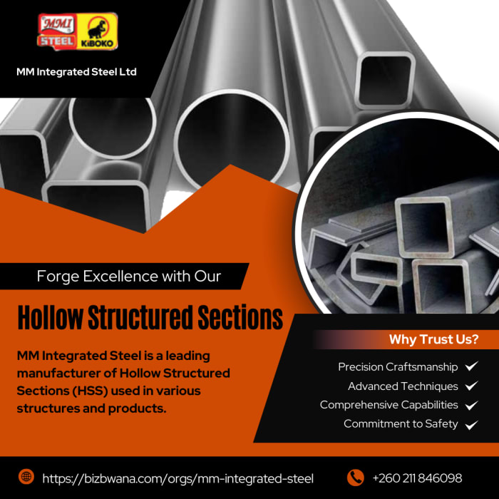 Manufacturers of HSS (Hollow Structured Sections)