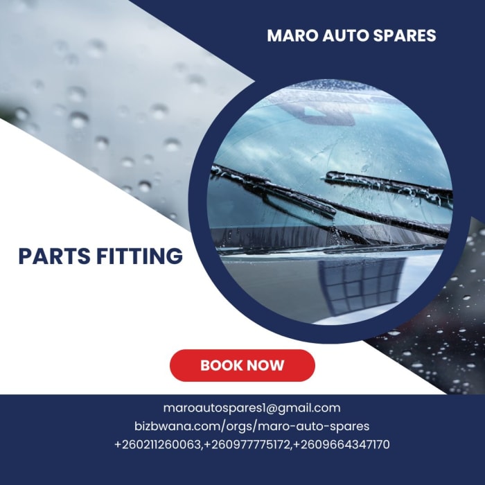 More than just parts — fitting services available