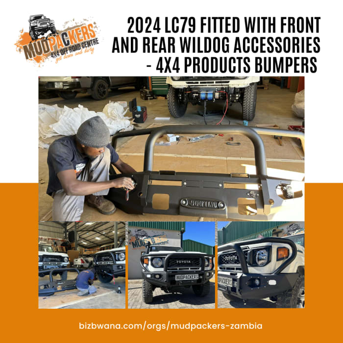 2024 LC79 fitted with front and rear Wildog Accessories