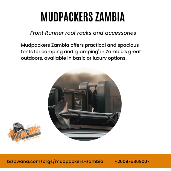 Authorised dealers of a wide range of Front Runner roof racks and accessories in Zambia