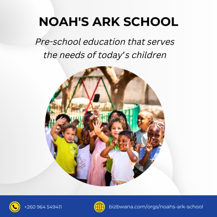 Pre-School at Noah's Ark School!