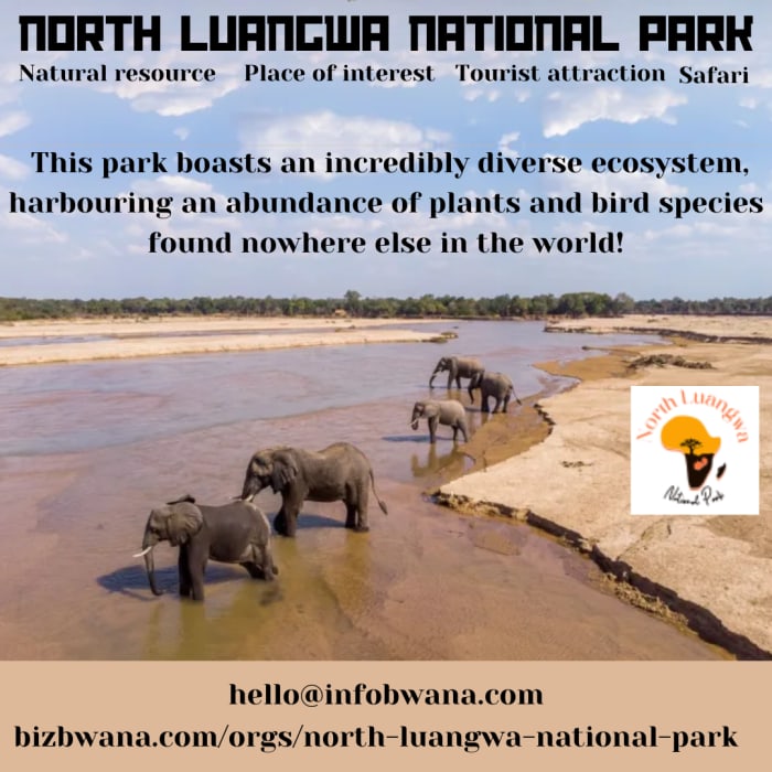 North Luangwa National Park in Zambia is indeed renowned for its diverse and pristine wilderness,