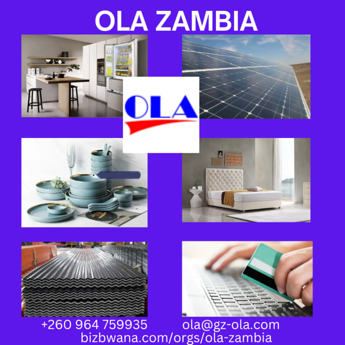 Ola Zambia is an online bulk shopping marketplace based in Lusaka, Zambia