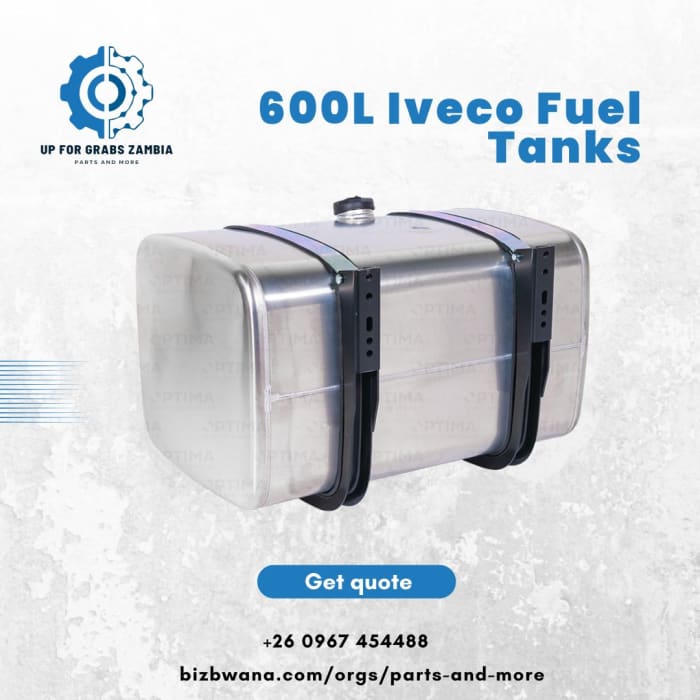 For sale: brand new 600L Iveco Fuel Tanks – K35,000 each!