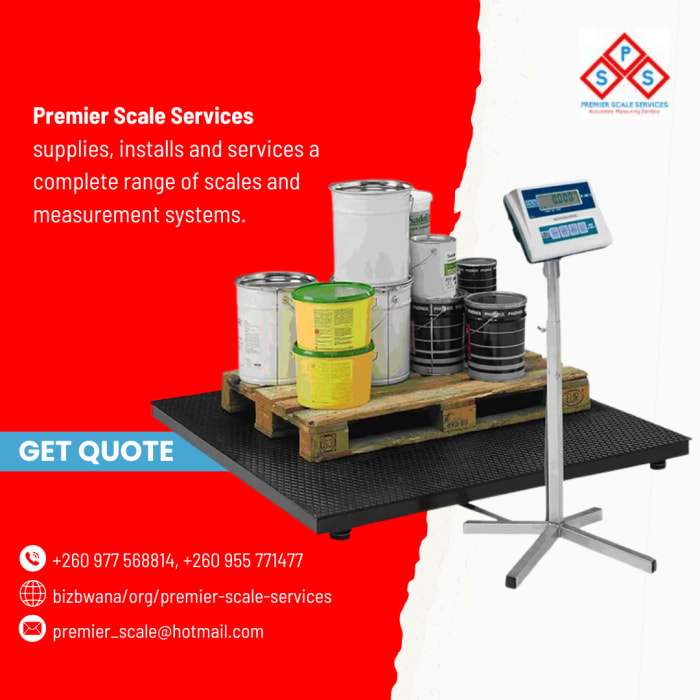 Premier Scale Services: Your Source for Weighing Systems and Measurement Equipment