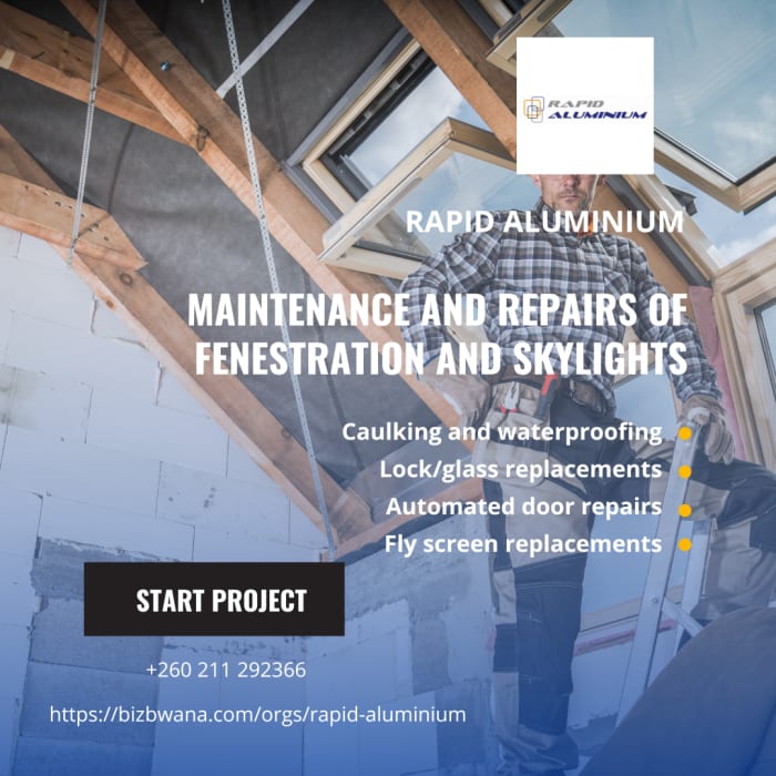 Maintenance and repairs of fenestration and skylights