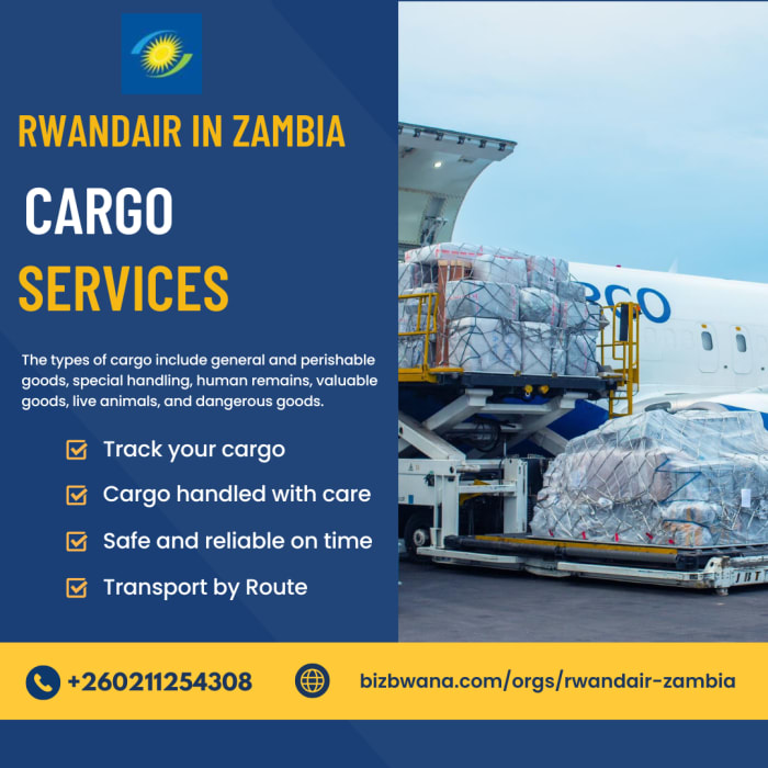 When it comes to air cargo, RwandAir in Zambia is a trusted choice