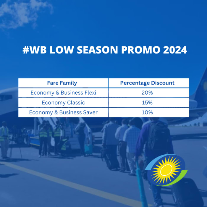 Rwandair presents #WB Low Season PROMO 2024