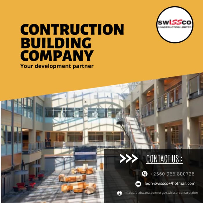 Swissco Construction Ltd is a leading construction company based in Lusaka, Zambia.