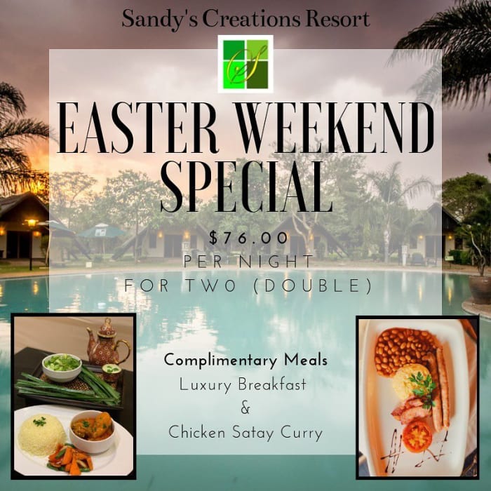 Easter weekend accomodation special!