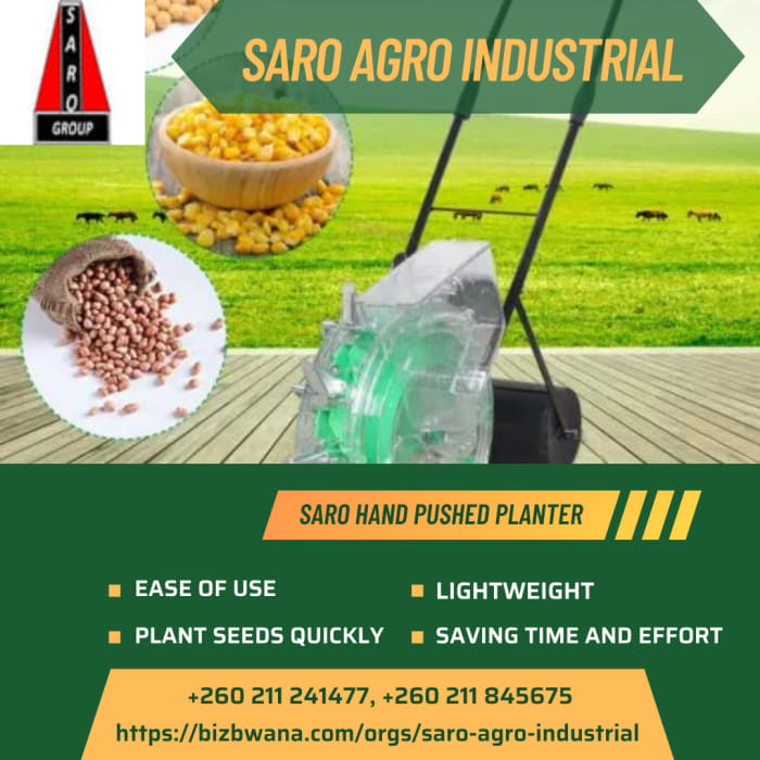 Efficient planting made easy with the SARO Hand Pushed Planter