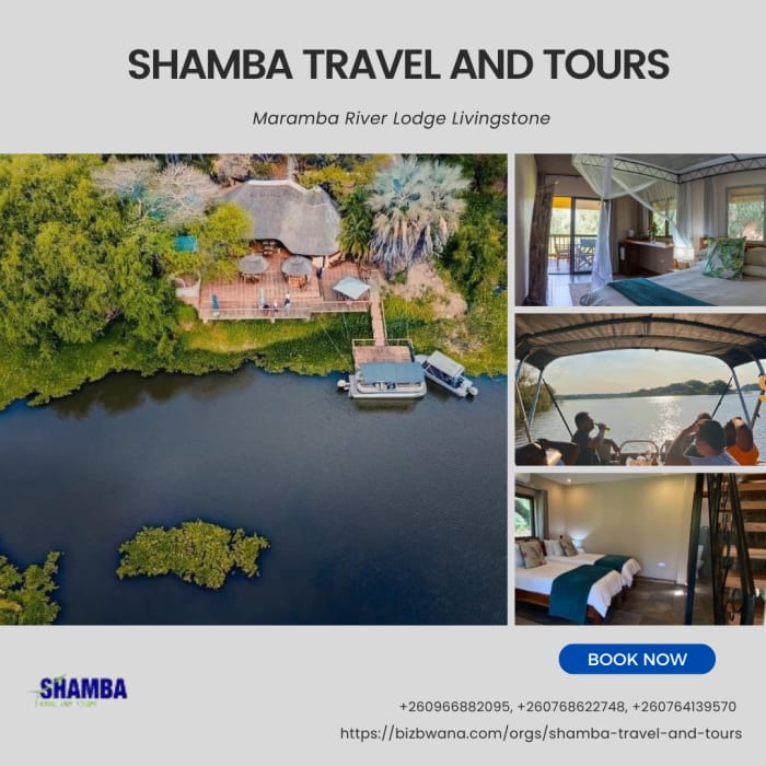 Maramba River Lodge Livingstone holiday packages