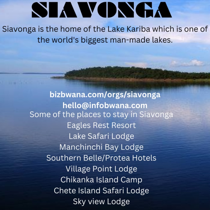 Lake Siavonga is a stunning water body located in Zambia, known for its breathtaking beauty and tranquil surroundings. 