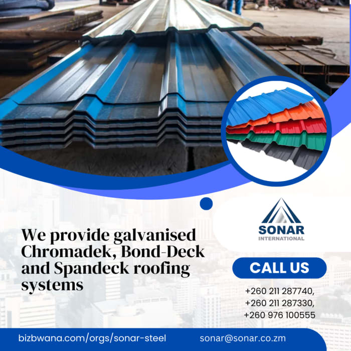 Your building needs are met efficiently and affordably at Sonar International 