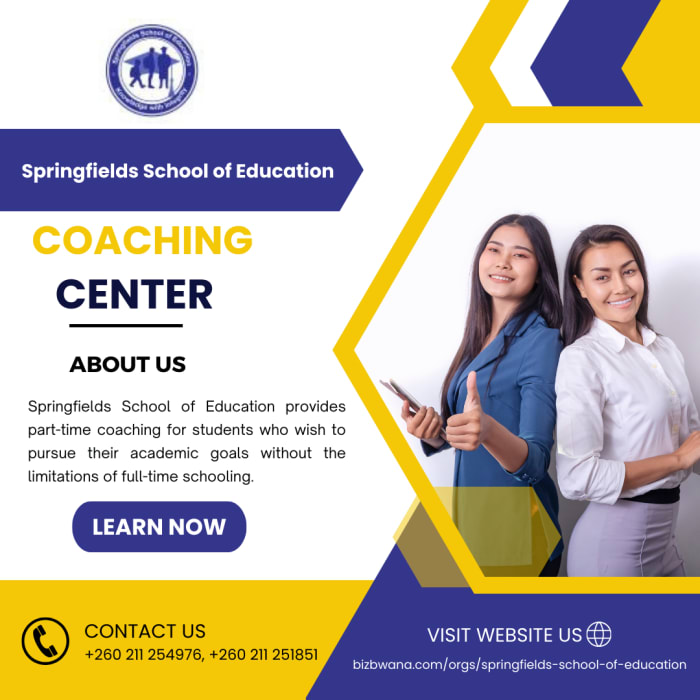 Pursue your academic endeavours without the constraints of full time schooling
