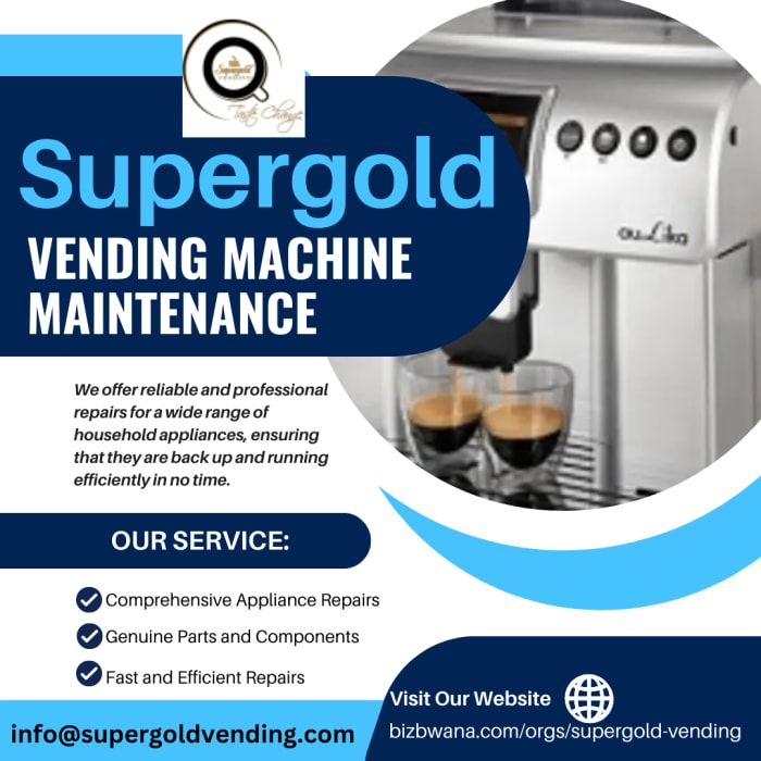 Supergold Vending is a reputable vending machine company based in Lusaka, Zambia. 