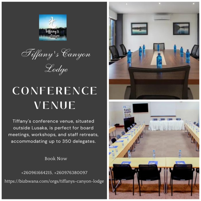 Plan your next conference with Tiffany's Canyon Lodge