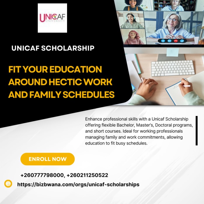 Fit your education around hectic work and family schedules