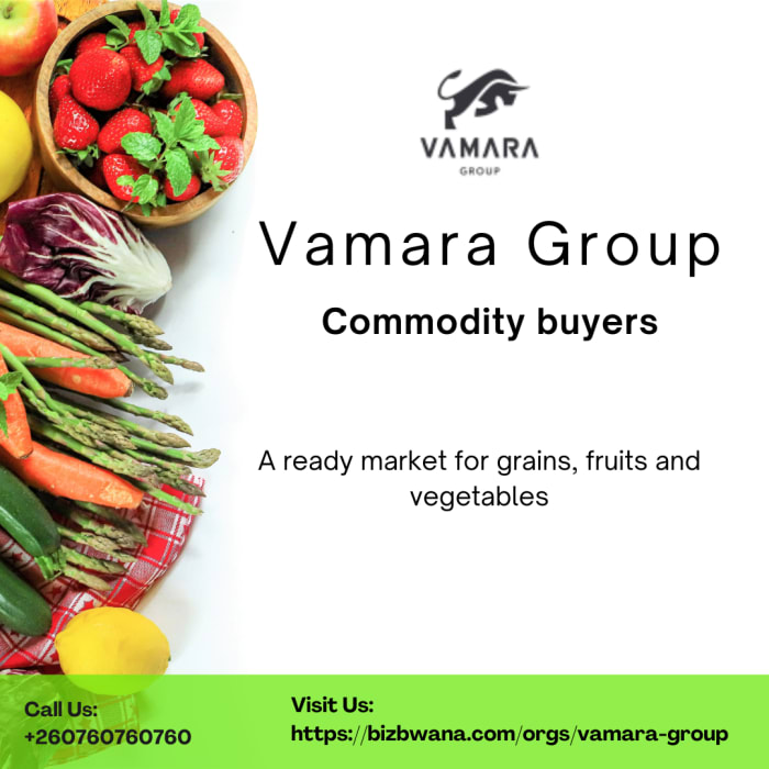 A ready market for grains, fruits and vegetables