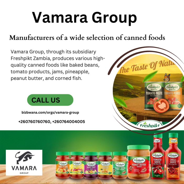 Manufacturers of a wide selection of canned foods