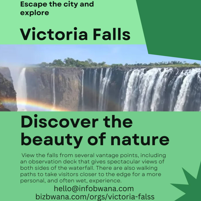 One of the largest waterfalls in the world, and a popular tourist attraction.