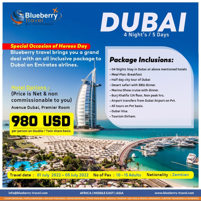 Dubai 4 nights / 5 days package