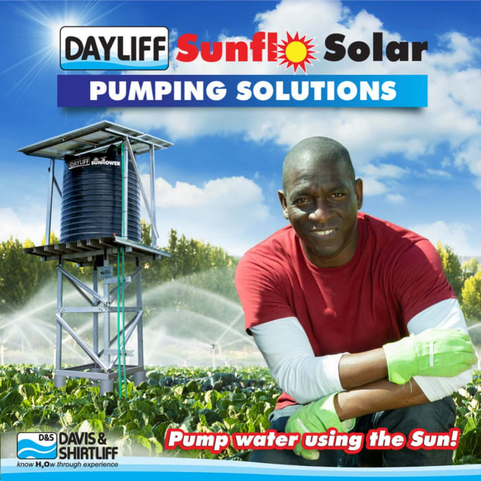 Keep your farms thriving even during droughts with Dayliff Sunflo Solar Pumping Solutions! 