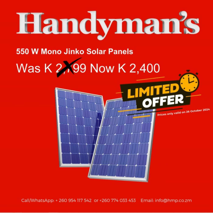Limited Time Offer on Solar Panels!