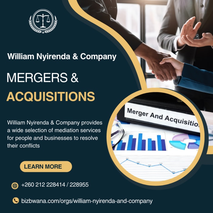 Mergers & acquisitions legal services