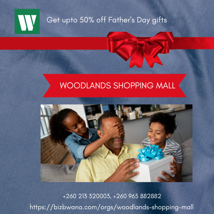 Get upto 50% off Fathers Day gifts at Woodlands Shopping Mall 