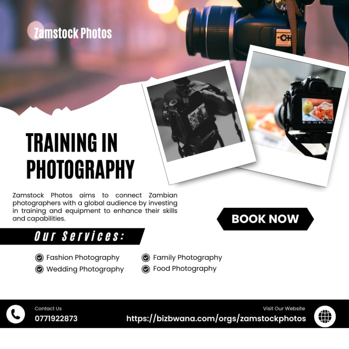 Training in photography through the sharing of tips and experiences