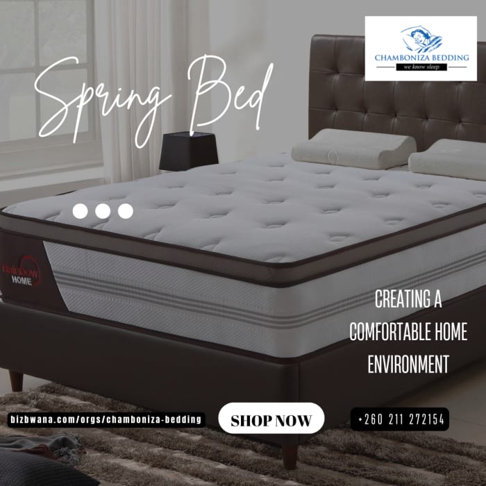 Chamboniza Bedding is a leading bedding and mattress store located in Zambia. 