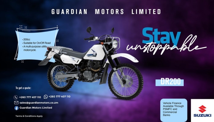 Conquer the Rainy Season with the Suzuki DR200!