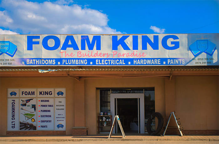 Foam King – Zambia’s Complete Hardware and Building Supply Store