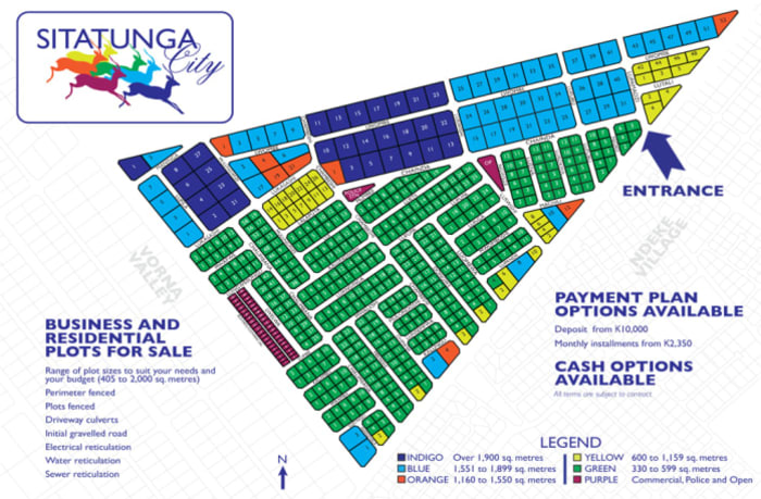 Residential plots for sale at Sitatunga City