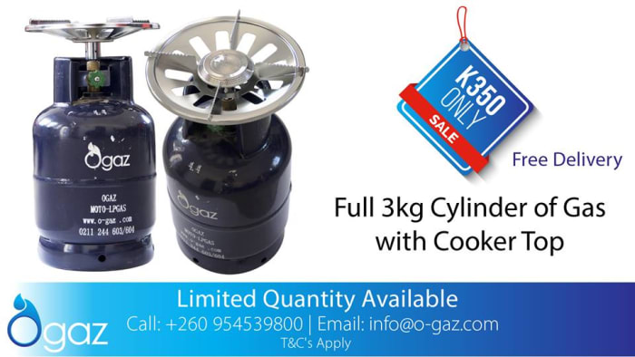 Discount on gas cylinders and cooker tops - Offer by Ogaz ...