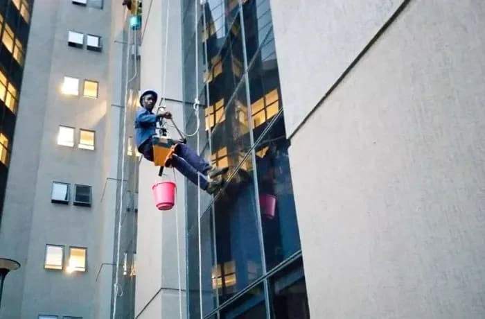 Safely access high points on buildings and machinery