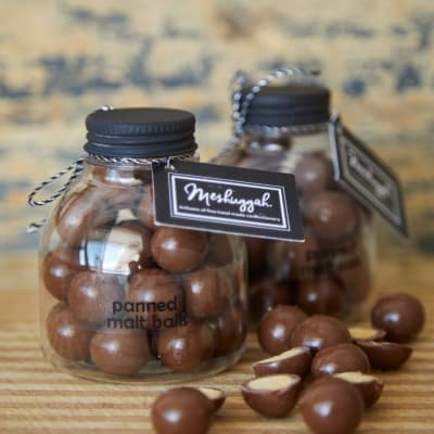 Meshuggah Sweets Panned Malt Milk Chocolate Balls image