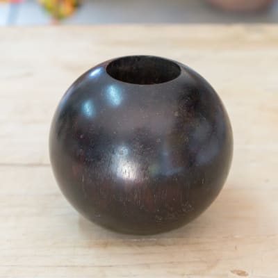 Wooden Round Curtain Rod Ball image