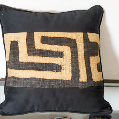 Black and Beige Cushion image