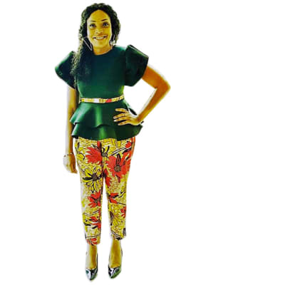 Pants - African Print Ladies Pants image