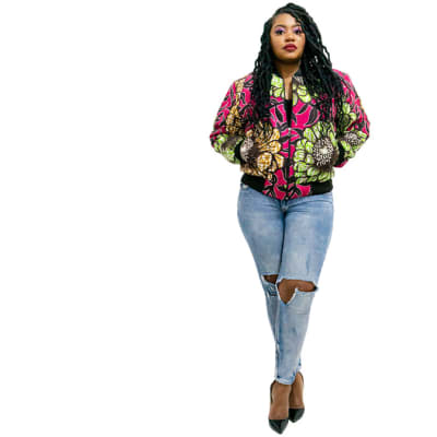 Niuer Plus Size Women Printed Cold Shoulder Loose Zambia