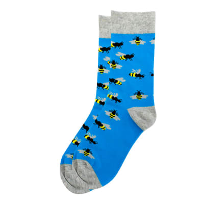 Just Bee Socks  - Blue  image