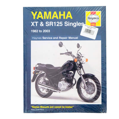 Book - Yamaha XT and SR125 Singles image