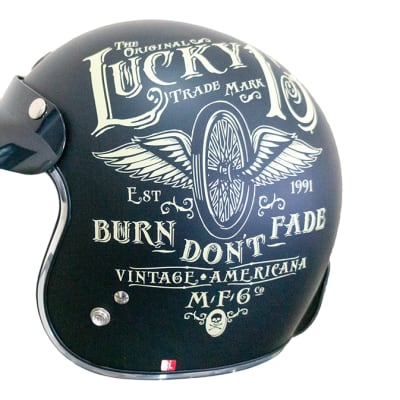 Motorcycle Helmet - TORC Retro image