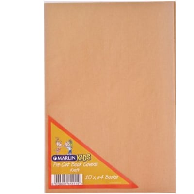 FS pre-cut book cover brown 10pkt image