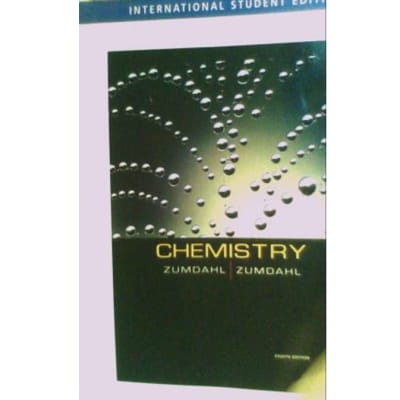 Zumdahl’s Chemistry, 8 edition image