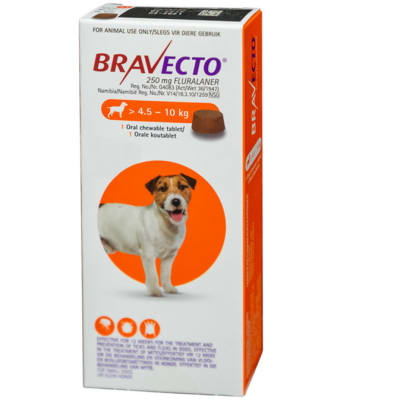 Bravecto Oral Chewable Tablet for Dogs 4.5-10kg image