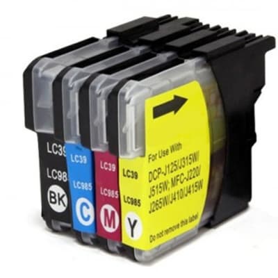 Printer Toner Cartridges - Brother LC39XL Ink Cartridges – Compatible image