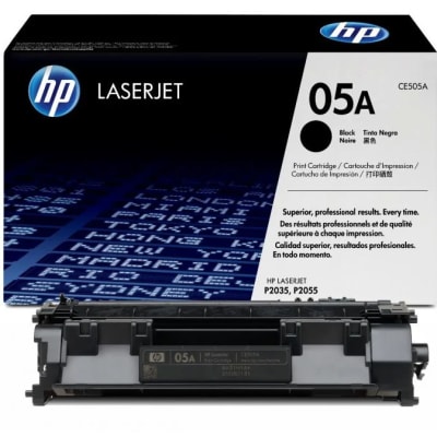 Printer Toner Cartridges - Hewlett Packard HP 05A Black Toner Cartridge image